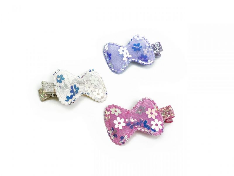 BECCO RETE PAILETTES CON FIORE (X12PZ)