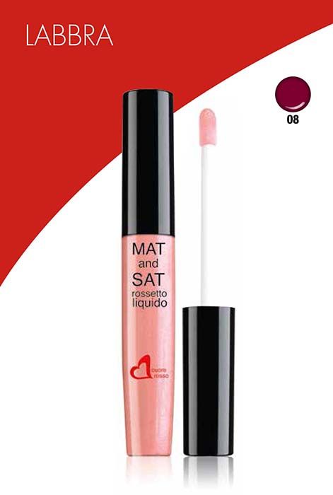 CUORE ROSSO - MAT AND SAT ROSSETTO LIQUIDO 08*