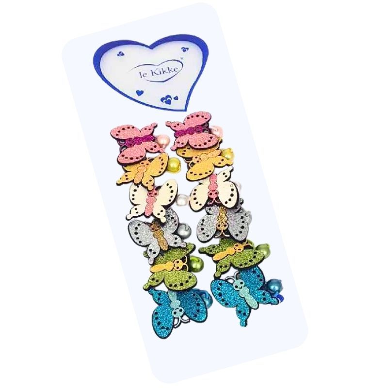 ELASTICO CON FARFALLA GLITTER _ (X12PZ)