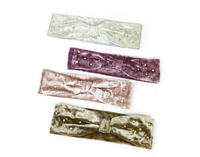 FASCIA BIMBA CINIGLIA CON NODO E STRASS