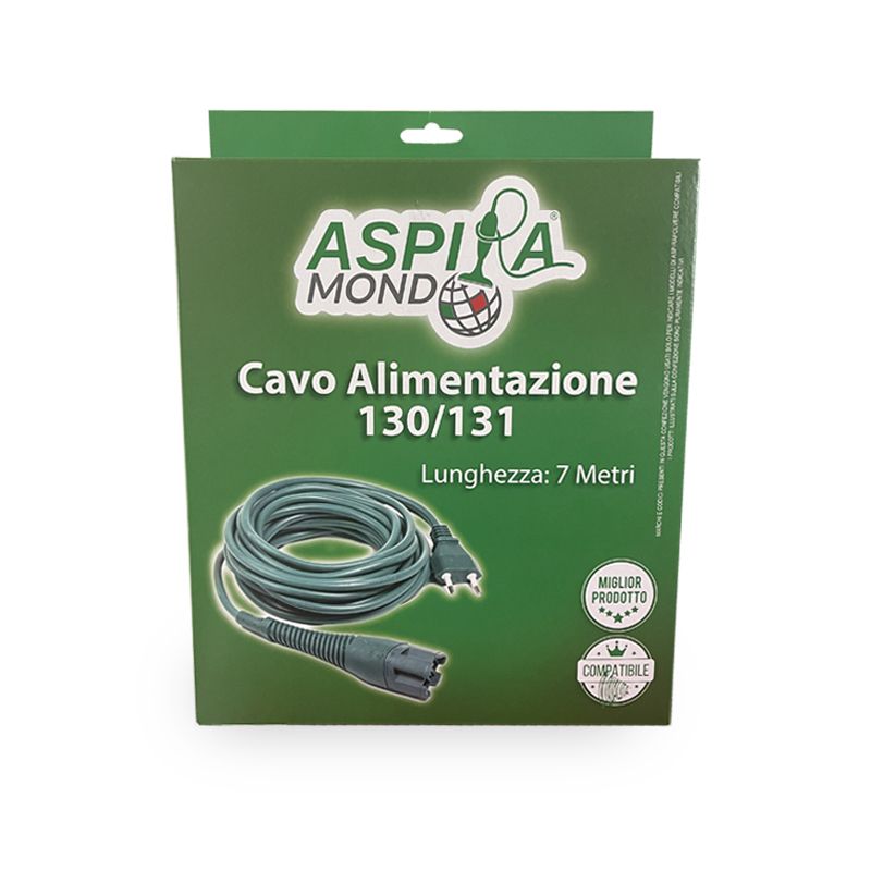 ASPIRAMONDO - CAVO ALIMENTAZIONE 7MT 130/131 IN SCATOLA