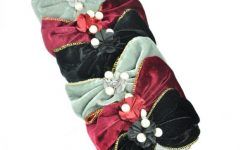 MATIK CON FIOCCO VELLUTO/FIORI E PERLE