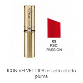 ASTRA - ICON VELVET LIPS Rossetto Eff. Piuma 03