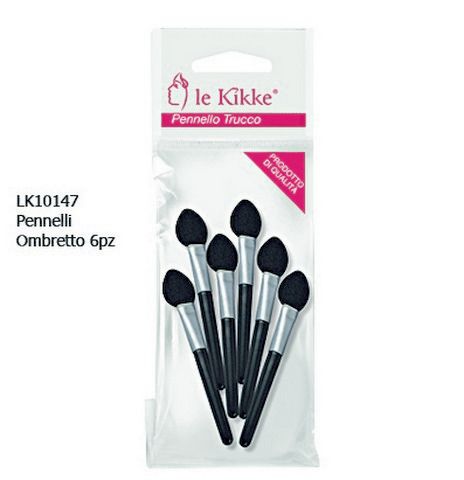 PENNELLO OMBRETTO MANICO NERO 6PZ.