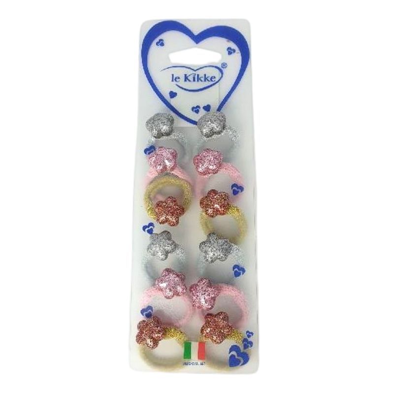 POLSINO CON FIORE GLITTER (x12PZ)