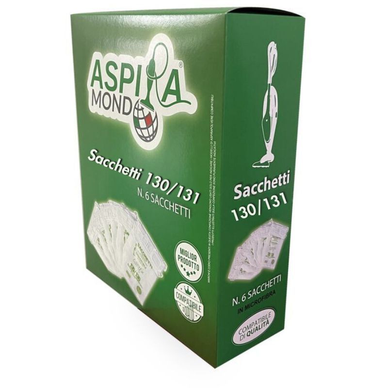 ASPIRAMONDO - SACCHETTI 130/131 IN SCATOLA