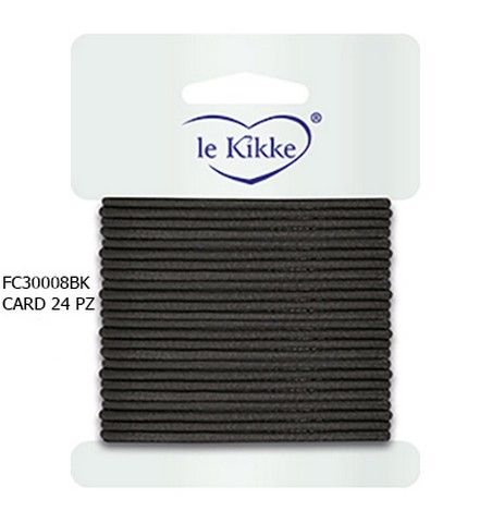 CARD 24 ELASTICI NERO -