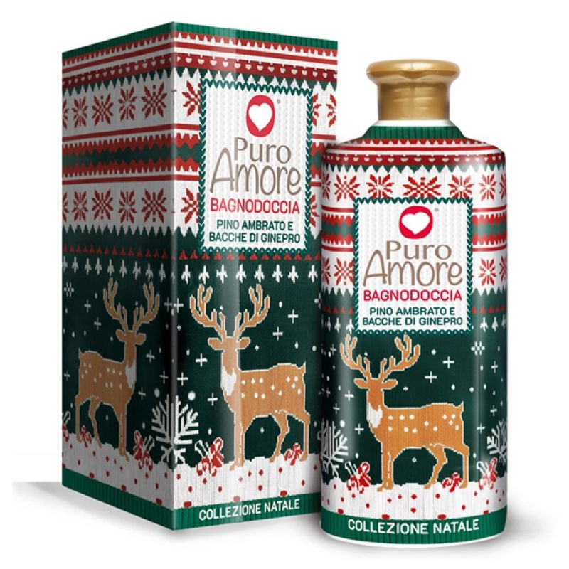PURO AMORE BAGNO CONF. NATALE PINO AMBRATO E BACCHE DI GINEPRO